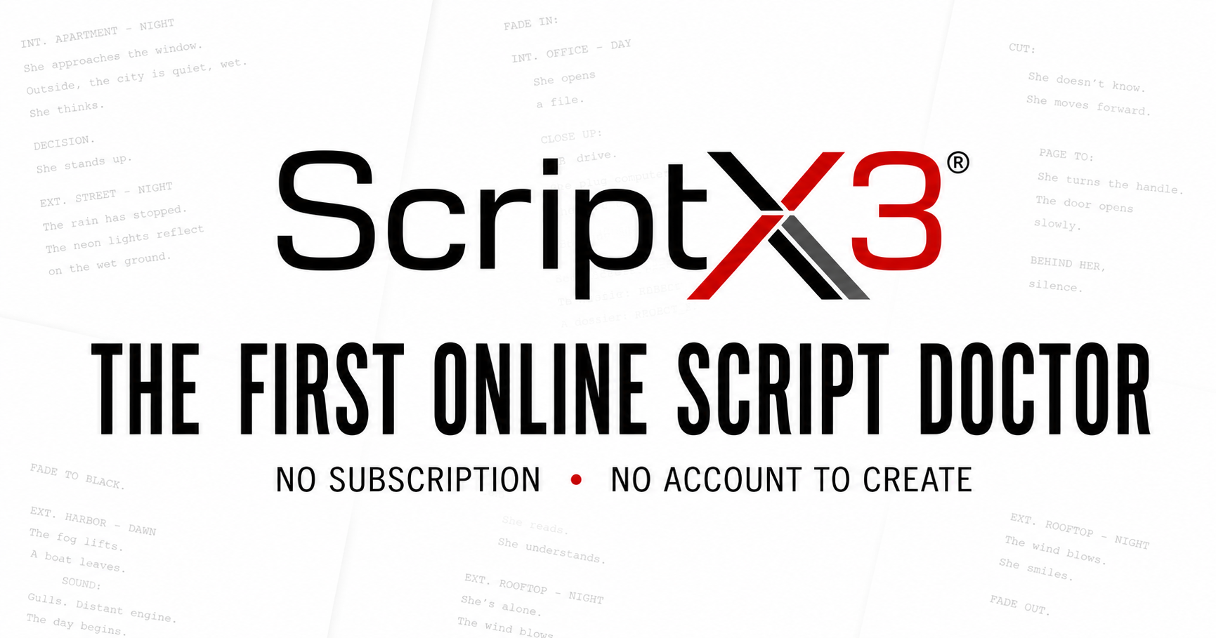 ScriptX3 — The First Online Script Doctor